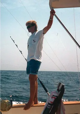  ??  ?? Healey’s love of offshore fishing started when he was a teenager.