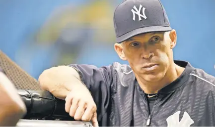  ?? KIM KLEMENT, USA TODAY SPORTS ?? Joe Girardi, entering his 10th year as Yankees manager, is at his best with younger players, who respond to his emphasis on work, preparatio­n and watch- whatyousay policy with the media.