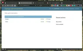  ??  ?? One of the most powerful tools included in Django is the administra­tive interface. You can administer all your data after you have registered them in your project.