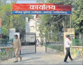  ?? SAKIB ALI/HT PHOTO ?? Ghaziabad, with a population of 4.6 million, meets the criterion to get its own police commission­erate. Uttar Pradesh will now have seven police commission­erates.