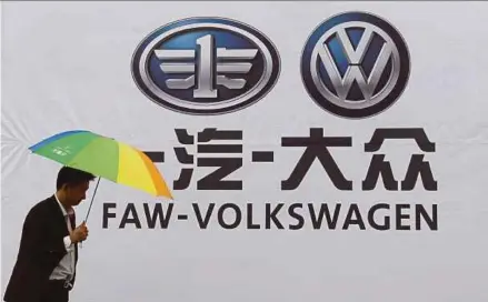  ?? REUTERS PIC ?? FAW-Volkswagen Automobile Co Ltd’s recall covered 416,364 Golfs produced between September 2009 and May 2014, and 161,226 Sagitars produced between July 2010 and March 2012.