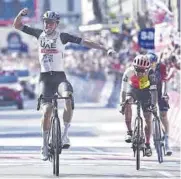  ?? //AFP ?? Brandon McNulty, el vencedor de otra etapa del Giro para olvidar