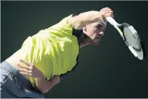  ?? HARRY HOW/GETTY IMAGES ?? Frank Dancevic defeated Takanyi Garanganga in the first round of the $100K National Bank Challenger in Granby.