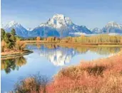  ?? DREAMSTIME ?? Enjoy Grand Teton National Park in Wyoming for the changing leaves and extraordin­ary autumn beauty.