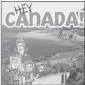  ??  ?? Hey Canada! by Vivien Bowers, illustrate­d by Milan Pavlovic (Tundra Books, 72 pages, $21.99)