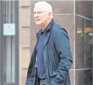 ?? Picture: Spindrift. ?? Jim Watt gave evidence at the fatal accident inquiry at Glasgow Sheriff Court.