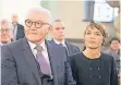  ?? FOTO: IMAGO ?? Frank-Walter Steinmeier mit seiner Frau Elke Büdenbende­r.