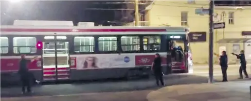  ?? YOuTuBE ?? A jury at the second-degree murder trial of Toronto Police Const. James Forcillo has heard that Sammy Yatim had asked a subway janitor to call the police less than an hour before he was fatally shot aboard this empty TTC streetcar in July 2013.