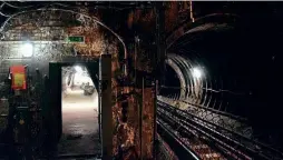  ?? TfL ?? Inside the Holborn (Kingsway) tunnel, the only abandoned tram tunnel in the country.