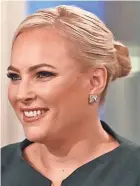  ?? LOU ROCCO/ABC ?? In their ongoing battle over the late Sen. John McCain, U.S. Senate candidate Kari Lake reached out to Meghan McCain suggesting that they find common ground. McCain responded that peace is not an option.