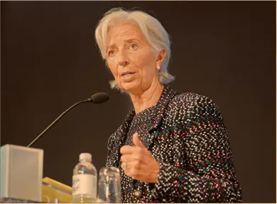  ?? Foto: reuters ?? Christine Lagarde, directora gerente del Fondo Monetario Internacio­nal.