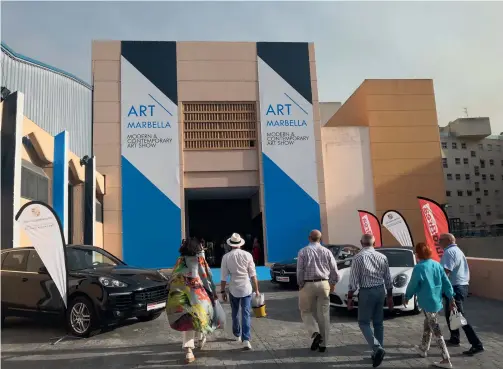  ??  ?? Entrada a Art Marbella 2018.