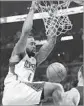  ?? Wally Skalij Los Angeles Times ?? DEANDRE JORDAN of the Clippers goes in for a dunk against Utah.