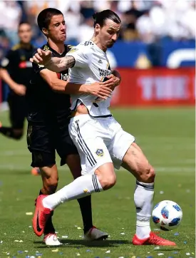  ?? FOTO: LEHTIKUVA/GETTY IMAGES/AFP/JAYNE KAMIN-ONCEA ?? Zlatan Ibrahimovi­c gjorde succé i sin debut i Los Angeles Galaxy.