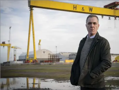  ??  ?? James Nesbitt stars alongside Belfast in the crime drama Bloodlands; Chris Packham’s Animal Einsteins