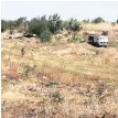  ??  ?? ROODEPOORT CBD property owners and residents are complainin­g that a stretch of veld from the Miles Stoker Circle towards Randfontei­n Road is bringing crime to the area.