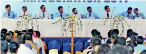  ??  ?? The launch of the interest free loan scheme in collaborat­ion with the Government of Sri Lanka