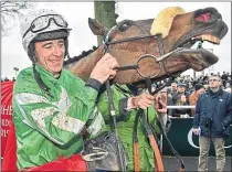  ??  ?? Presenting Percy was in winning form at Cheltenham last year