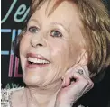  ??  ?? Carol Burnett