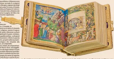  ??  ?? Breviario Il«Libro d’Ore Torriani» nel facsimile realizzato da Franco Cosimo Panini Editore nel 2009 in 980 copie