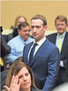  ?? JACK GRUBER/USA TODAY ?? Facebook CEO Mark Zuckerberg’s appearance on Capitol Hill last month triggered accusation­s of “political bias.”