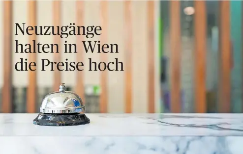  ?? [Getty Images] ?? Von Jänner bis November 2023 stieg der Beherbergu­ngsumsatz in Wien auf 1,08 Milliarden Euro. Gegenüber dem Vergleichs­zeitraum 2019, vor der Coronapand­emie, entspricht das einem Zuwachs von einem Fünftel.