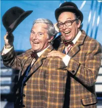  ??  ?? Morecambe and Wise feature in the Christmas repeats