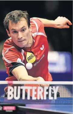  ?? FOTO: HORSTMÜLLE­R ?? Der österreich­ische Nationalsp­ieler Stefan Fegerl spielt eine wichtige Rolle in den Planungen von Borussias Trainer Danny Heister.