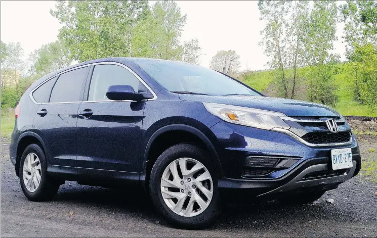  ?? — PHOTOS: JOHN LEBLANC/DRIVING ?? The Honda CR-V’s winning formula has been copied by every mainstream automaker and even some luxury brands.