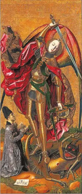  ?? Fotos: Museo del Prado ?? San Miguel triunfante sobre el demonio con Antoni Joan. National Gallery, Londres
