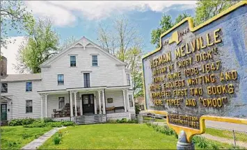  ?? Lori Van Buren / Times Union ?? The Herman Melville House in Troy’s Lansingbur­gh section opens Saturday, June 10, for the season.