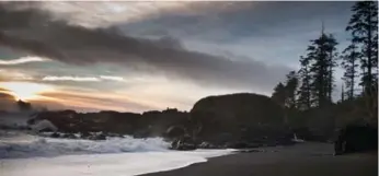  ?? TOURISM TOFINO ?? Charles McDiarmid opened the Wickaninni­sh Inn to showcase Tofino’s churning, spectacula­r winter storms.