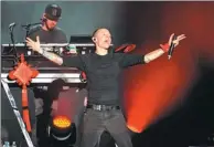  ?? PROVIDED TO CHINA DAILY ?? Linkin Park lead singer Chester Bennington performs at Work- ers’ Stadium in Beijing during the band’s China tour in 2015. Bennington was found dead on Thursday.