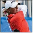  ?? NWA Democrat-Gazette/CHARLIE KAIJO ?? A Chicago Tribune columnist praised KPMG, one of Stacy Lewis’ sponsors, for standing by her when she takes time off from the LPGA Tour to have a baby.
