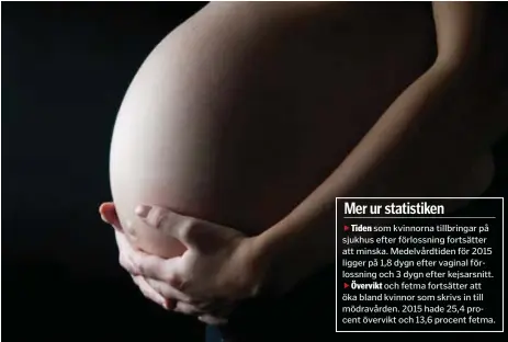  ?? FOTO: MOSTPHOTOS ?? SKADERISK. En högre andel kvinnor skadas i samband med förlossnin­g i Stockholm jämfört med andra delar av landet.