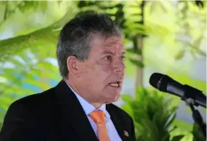  ?? RAFAEL PACHECo ?? El alcalde de Heredia, José Manuel Ulate, informó de que se retira a dos años de finalizar su periodo.