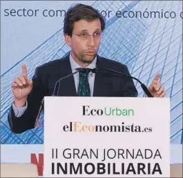  ?? ?? José Luis Martínez-Almeida, alcalde de Madrid.
