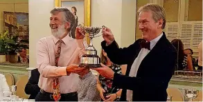 ?? ?? Winners of the Bath Croquet Club Founders Trophy Martin Alabaster and Timothy Cantell