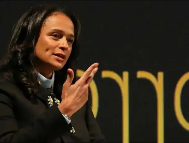  ??  ?? EMPRESÁRIA ISABEL DOS SANTOS