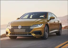  ?? VOLKSWAGEN ?? The 2019 Volkswagen Arteon is a natural fit for Volkswagen fans looking to supersize their hatchback Golf into a hatchback sedan.