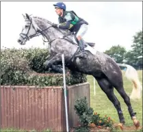  ??  ?? Tom Jackson – success on Santana 11 at the Bicton Horse Trials in Devon