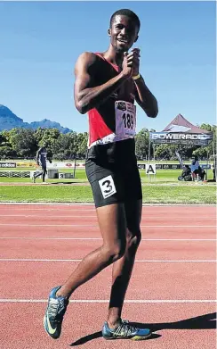  ?? Picture: Esa Alexander ?? Anaso Jobodwana is back in the groove.