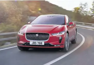  ??  ?? > The I-Pace is the first electric vehicle produced by the Midlands carmaker