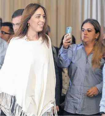  ?? FOTOS: ARCHIVO LA NUEVA. ?? La gobernador­a María Eugenia Vidal será la cara principal en la campaña bonaerense.