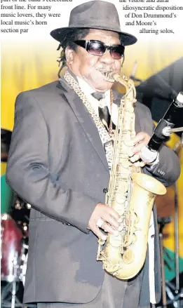  ?? FILE ?? Lester Sterling plays at the Independen­ce Ball in New York