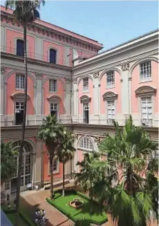  ?? ?? Il Giardino delle Fontane al Museo Archeologi­co Nazionale Napoli