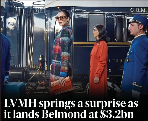  ??  ?? First class: the luxury goods firm has bought assets such as the Venice Simplon-OrientExpr­ess