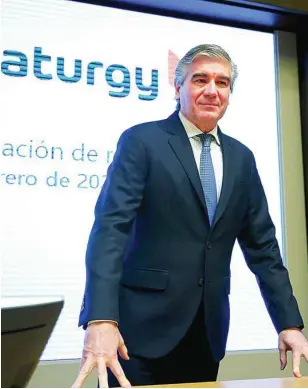  ??  ?? El presidente ejecutivo de la energética Naturgy, Francisco Reynés