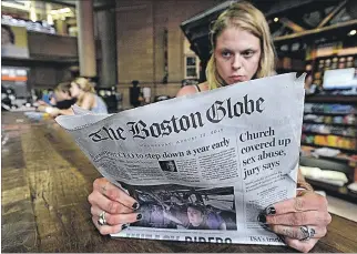  ?? JOSEPH PREZIOSO / AFP ?? Líder. The Boston Globe lanzó la iniciativa acompañada por el hashtag ‘#Enemyofnon­e’ (Enemigo de ninguno).