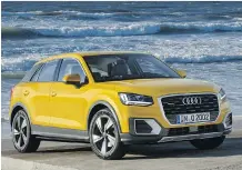  ??  ?? The Q2 is the first example of Audi’s design flexibilit­y.